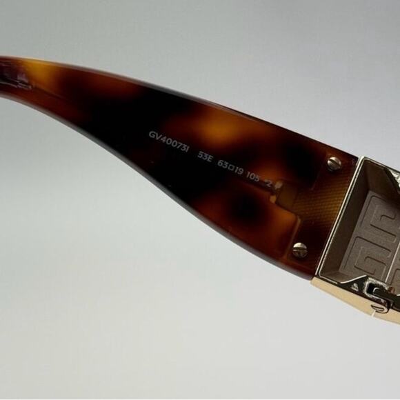 New! Givenchy Elegant Tortoise Shell Sunglasses, GV40073I 53E, Authentic